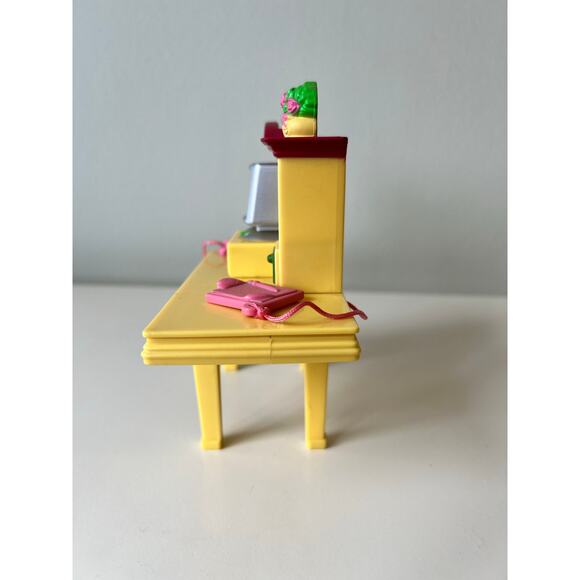 Loving Family Fisher-Price Dollhouse Furniture Computer Desk 2008 - Picture 9 of 9